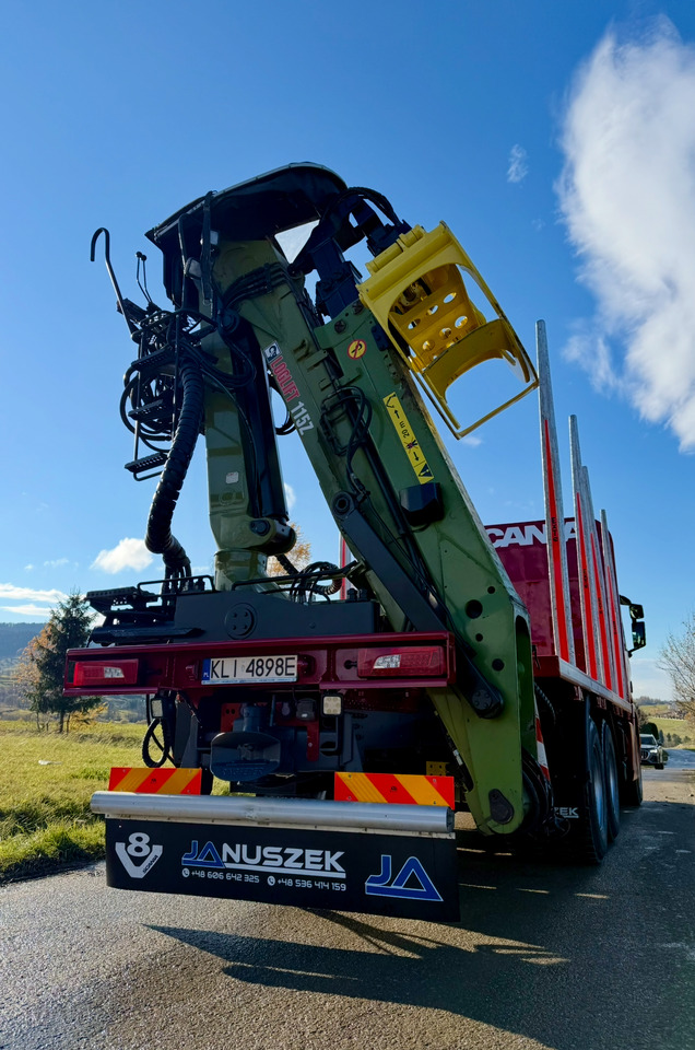 SCANIA R520 XT - 목재 트럭, 크레인 트럭 : 사진 5 SCANIA R520 XT - 목재 트럭, 크레인 트럭 : 사진 5