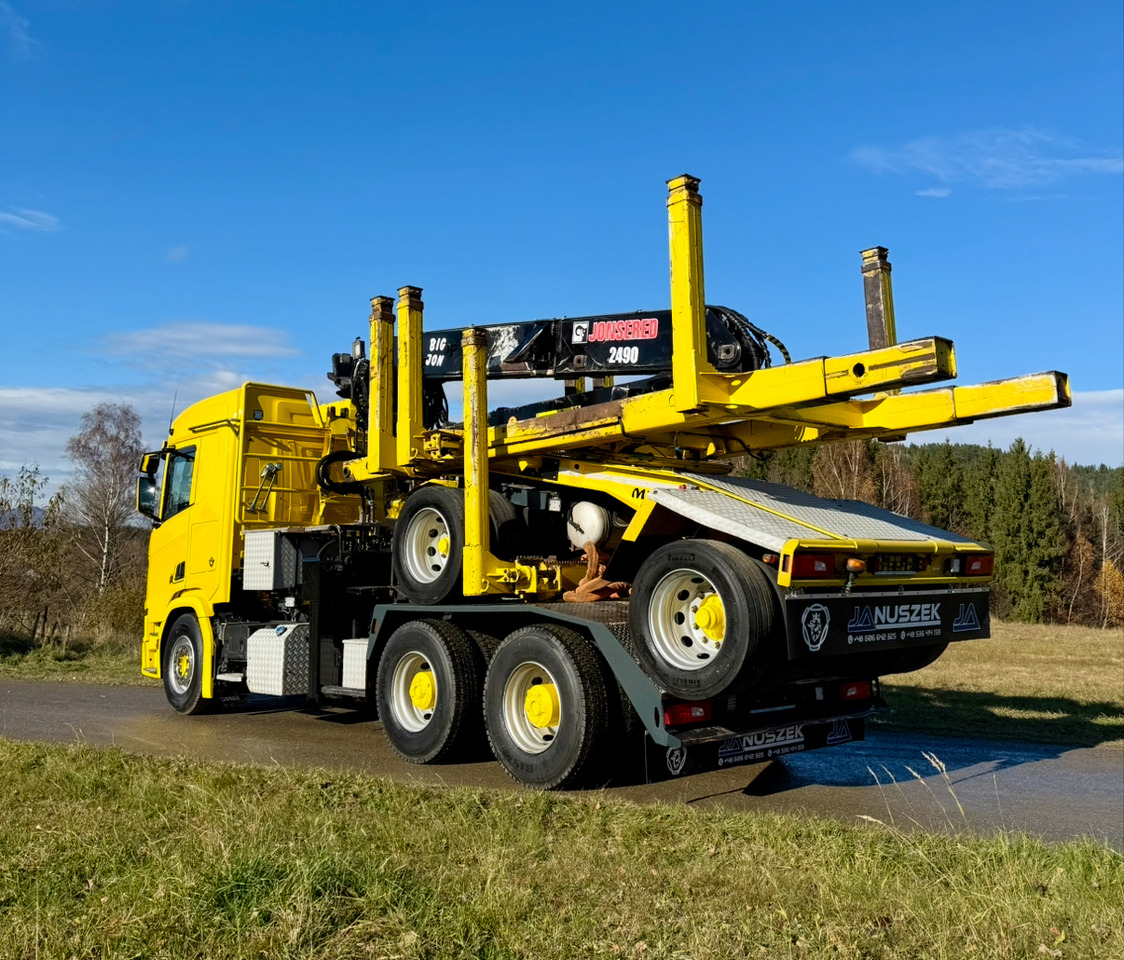 SCANIA R650 - 목재 트럭, 크레인 트럭 : 사진 4 SCANIA R650 - 목재 트럭, 크레인 트럭 : 사진 4