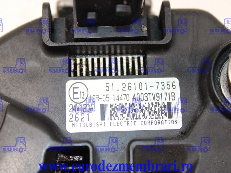 ALTERNATOR MAN TGX TG3 51.26101.7356, 51.26101.7348, 51.26101.7337 - 얼터네이터 트럭 용 : 사진 2 ALTERNATOR MAN TGX TG3 51.26101.7356, 51.26101.7348, 51.26101.7337 - 얼터네이터 트럭 용 : 사진 2