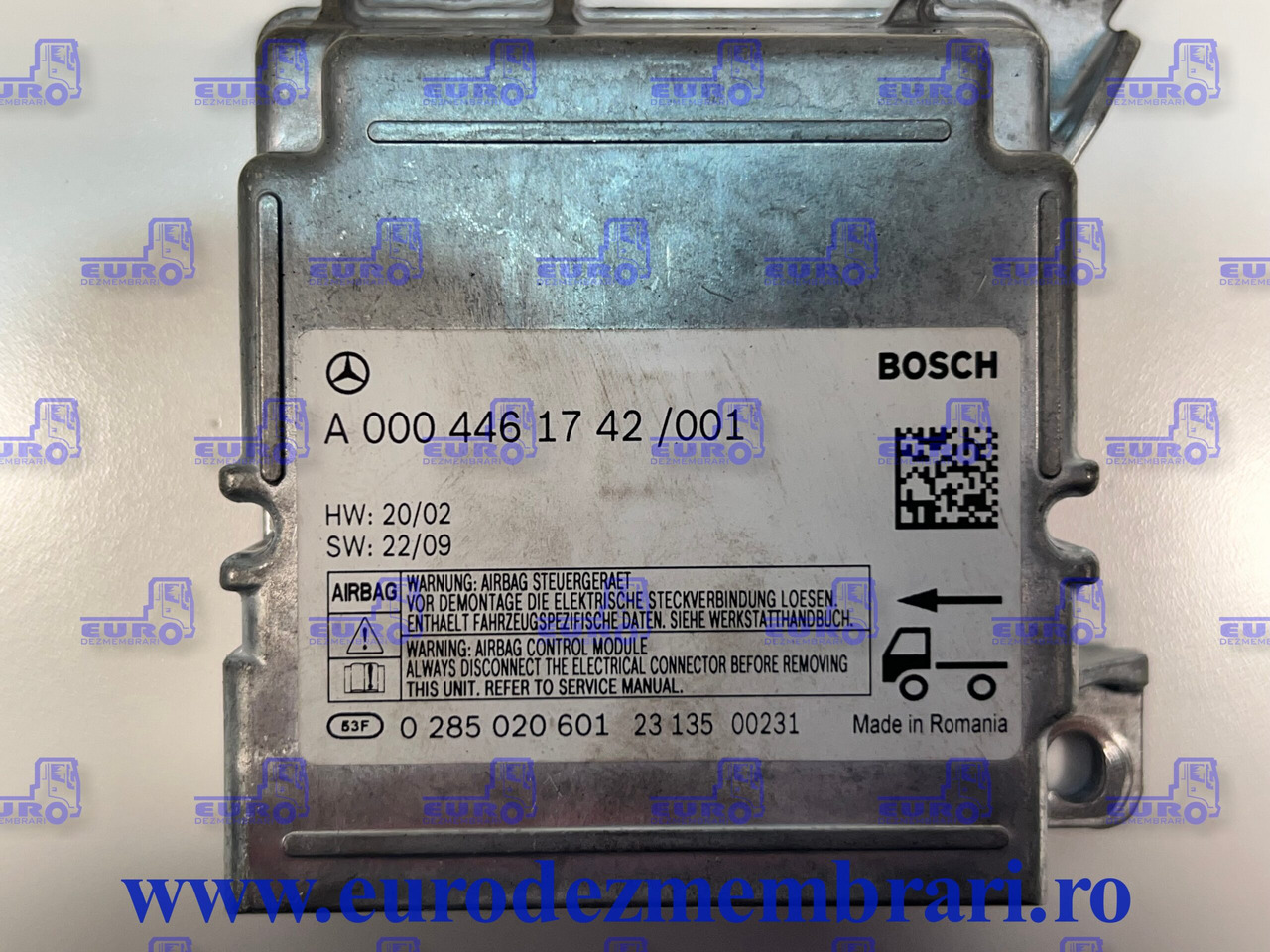 CALCULATOR AIRBAG MERCEDES ACTROS MP4 MP5 A0004461742 - ECU 트럭 용 : 사진 2 CALCULATOR AIRBAG MERCEDES ACTROS MP4 MP5 A0004461742 - ECU 트럭 용 : 사진 2