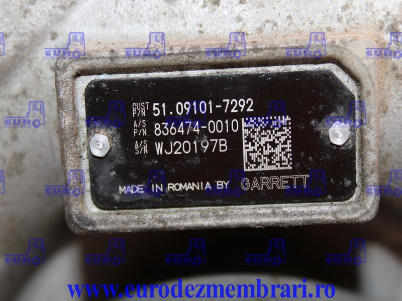 TURBOSUFLANTA MAN D2676 51.09101.7292, 51.09101.7267, 51.09101.7385 - 터보 트럭 용 : 사진 3 TURBOSUFLANTA MAN D2676 51.09101.7292, 51.09101.7267, 51.09101.7385 - 터보 트럭 용 : 사진 3