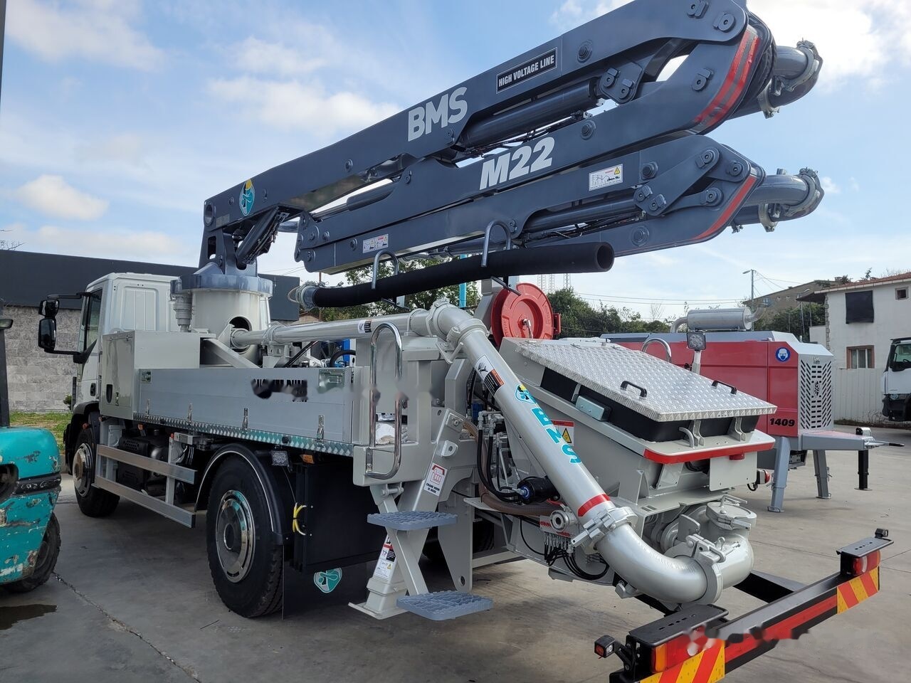 신규 콘크리트 펌프 트럭 Mercedes-Benz New BMS BCP M22 ZX-4 on chassis : 사진 25