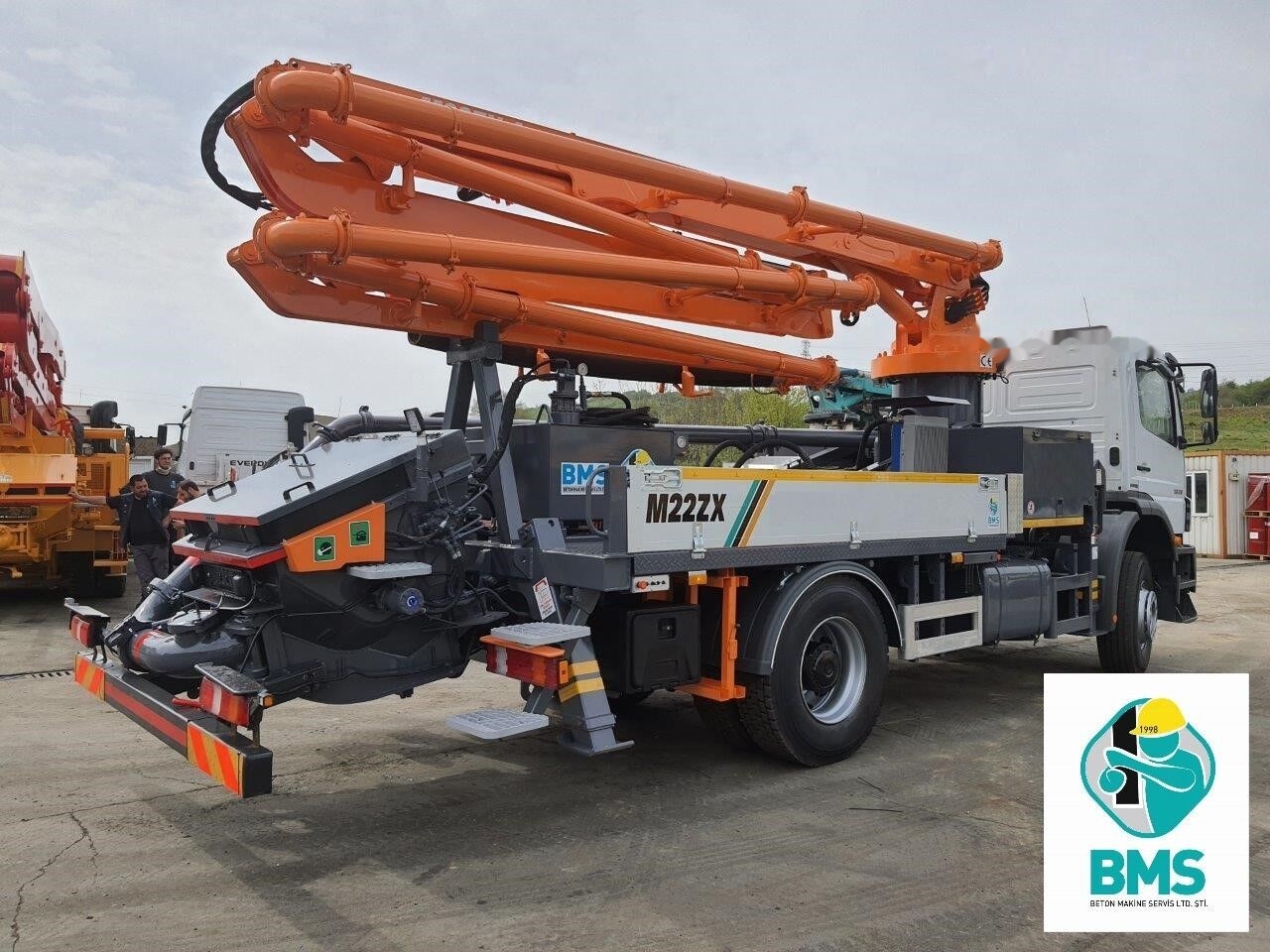 신규 콘크리트 펌프 트럭 Mercedes-Benz New BMS BCP M22 ZX-4 on chassis : 사진 9