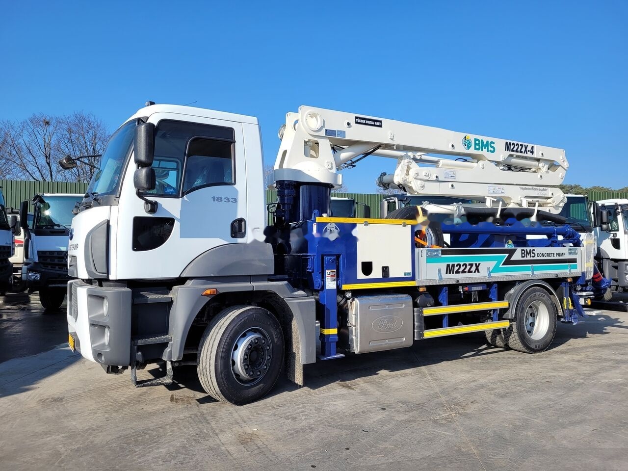 신규 콘크리트 펌프 트럭 Mercedes-Benz New BMS BCP M22 ZX-4 on chassis : 사진 15