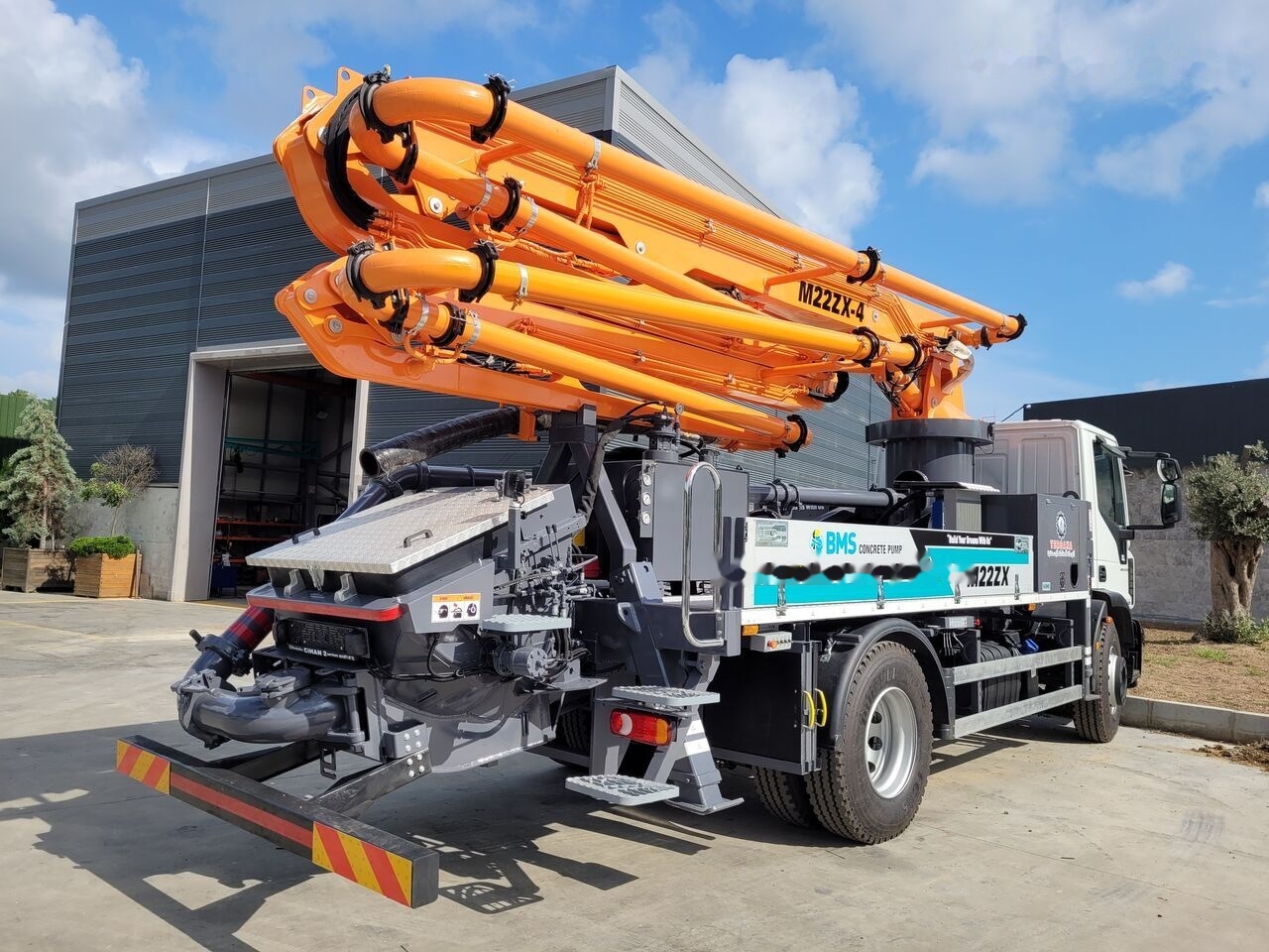 신규 콘크리트 펌프 트럭 Mercedes-Benz New BMS BCP M22 ZX-4 on chassis : 사진 12