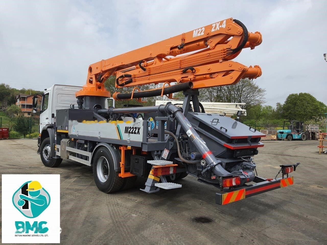 신규 콘크리트 펌프 트럭 Mercedes-Benz New BMS BCP M22 ZX-4 on chassis : 사진 6