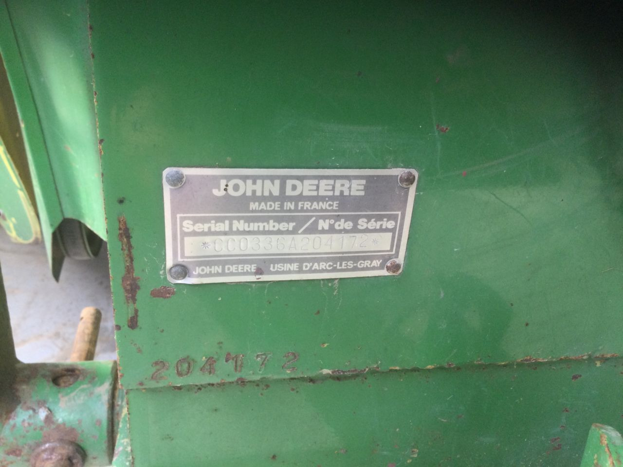 John Deere 336A - 정사각 베일러 : 사진 5 John Deere 336A - 정사각 베일러 : 사진 5
