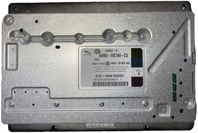 Jaguar XF250 - ECU : 사진 1 Jaguar XF250 - ECU : 사진 1