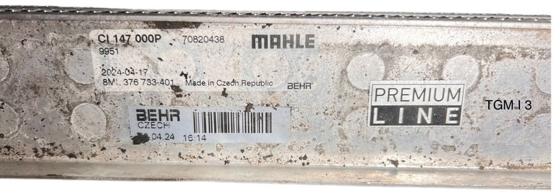 MAN CI 147 000P - 인터쿨러 : 사진 2 MAN CI 147 000P - 인터쿨러 : 사진 2