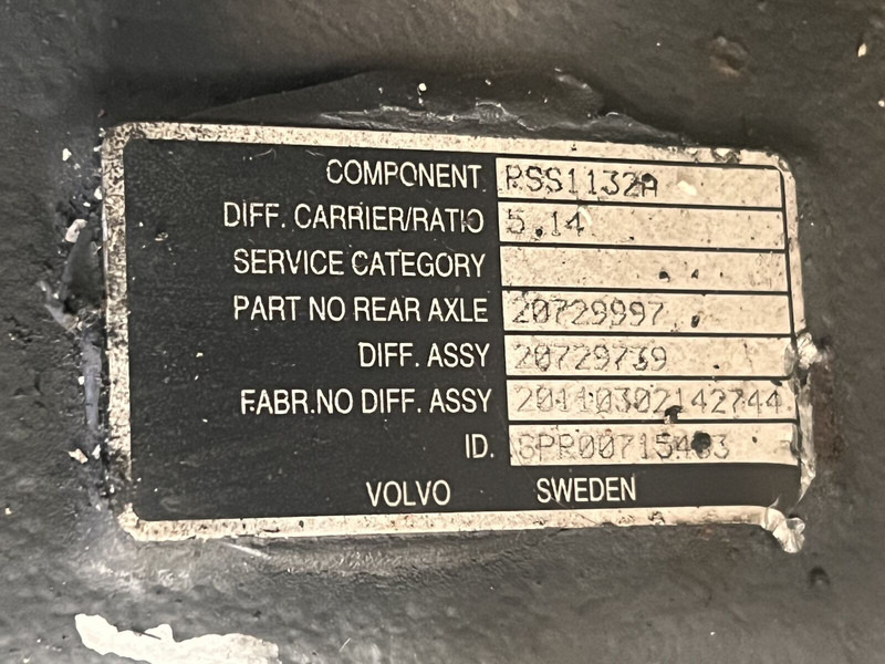 Volvo RSS1132A - 예비 부속 : 사진 2 Volvo RSS1132A - 예비 부속 : 사진 2