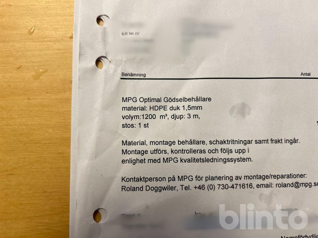 Gödselbehållare - 6 rullar - 도구/ 장비 : 사진 2 Gödselbehållare - 6 rullar - 도구/ 장비 : 사진 2