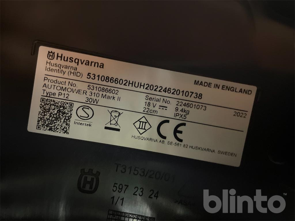 Husqvarna Automower 310 MARK II (2022) - 정원 모어 : 사진 5 Husqvarna Automower 310 MARK II (2022) - 정원 모어 : 사진 5