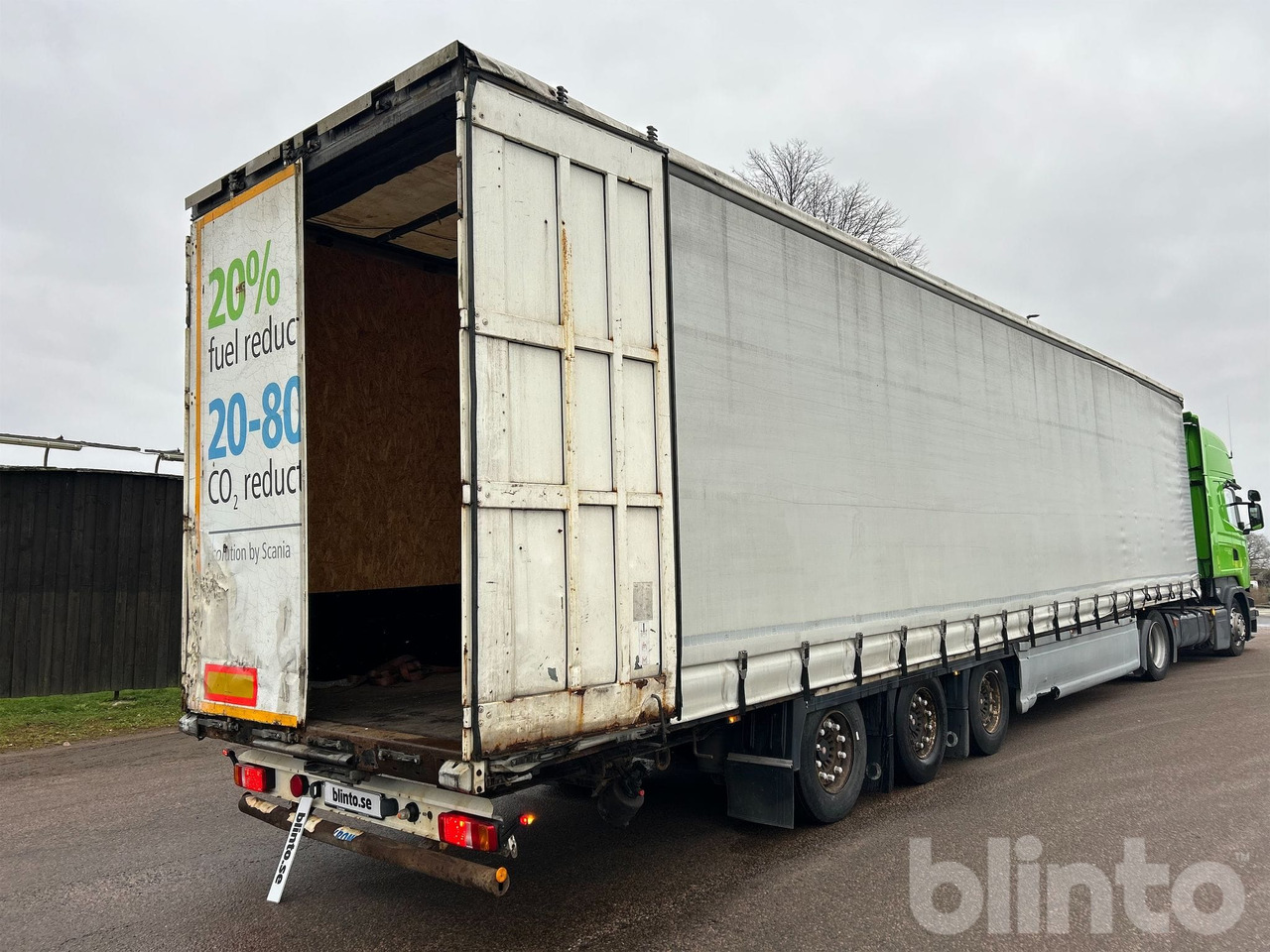 KRONE SD - 커튼사이더 세미 트레일러 : 사진 4 KRONE SD - 커튼사이더 세미 트레일러 : 사진 4