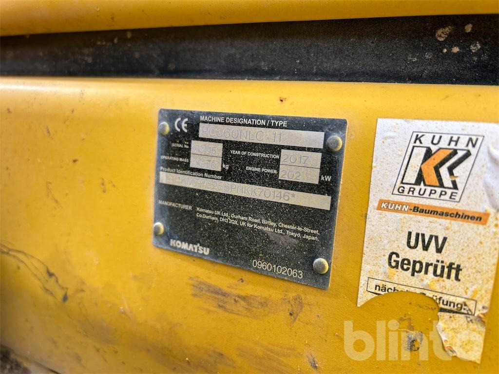 Komatsu PC360NLC-11 (2017) - 크롤러 굴삭기 : 사진 5 Komatsu PC360NLC-11 (2017) - 크롤러 굴삭기 : 사진 5