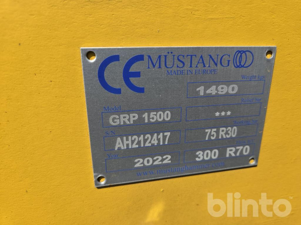 MUSTANG GRP1500 (unbenutzt, Bj. 2022) - 그래플 : 사진 5 MUSTANG GRP1500 (unbenutzt, Bj. 2022) - 그래플 : 사진 5