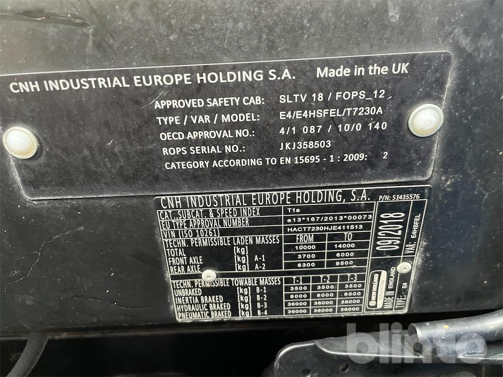 New Holland T7 230 (2018) - 장궤형 트랙터 : 사진 5 New Holland T7 230 (2018) - 장궤형 트랙터 : 사진 5