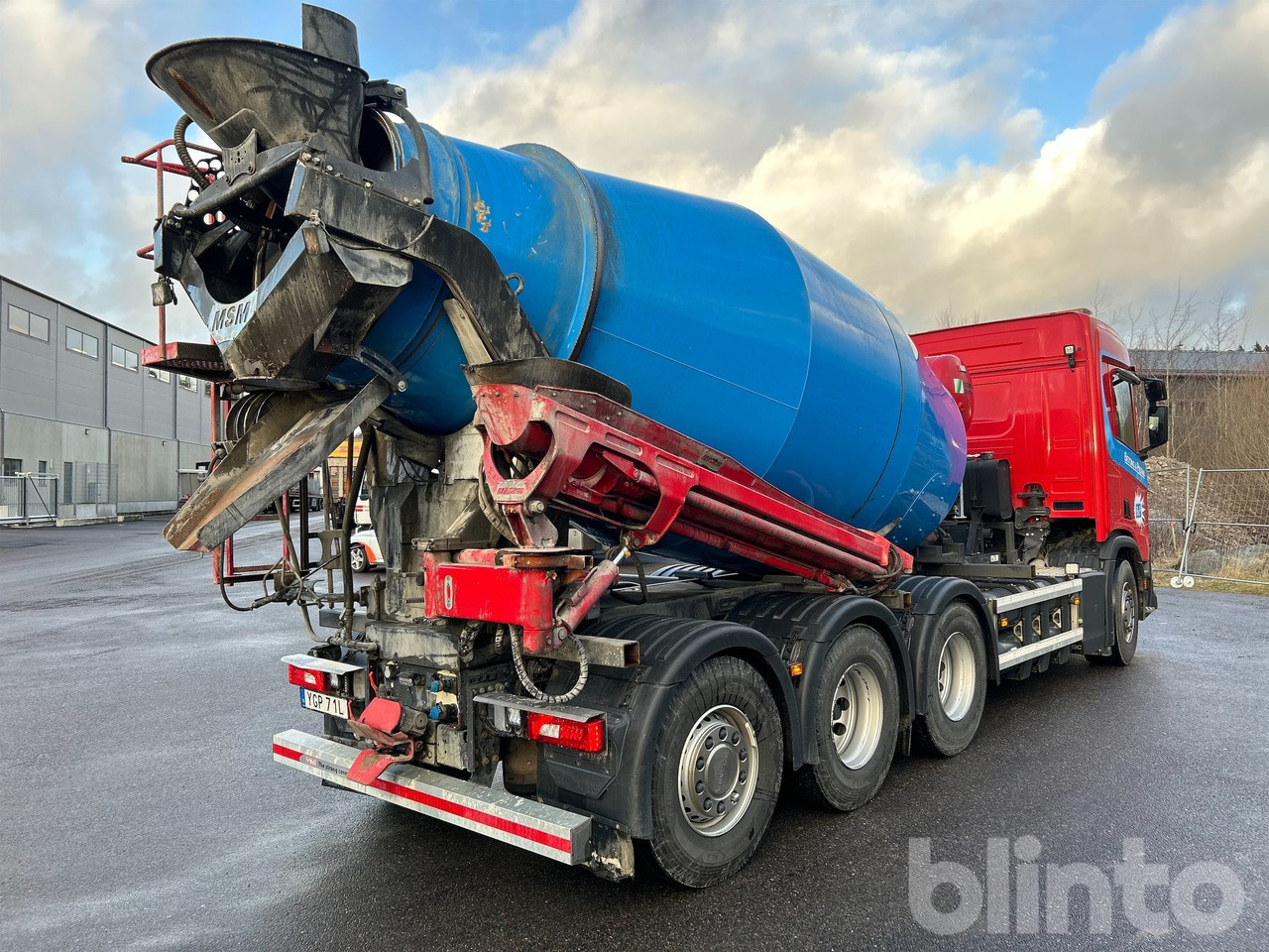 SCANIA R410B 8x4 Betongbil med Lastväxlare CNG Gas - 콘크리트 믹서 트럭 : 사진 3 SCANIA R410B 8x4 Betongbil med Lastväxlare CNG Gas - 콘크리트 믹서 트럭 : 사진 3