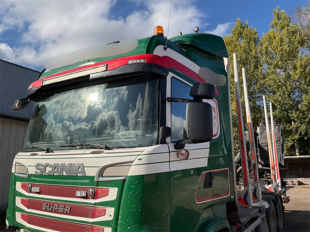 목재 트럭, 크레인 트럭 SCANIA R580 : 사진 7