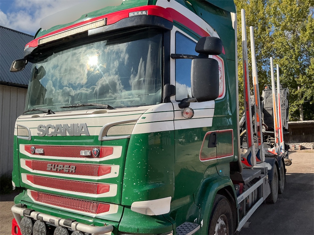 목재 트럭, 크레인 트럭 SCANIA R580 : 사진 6