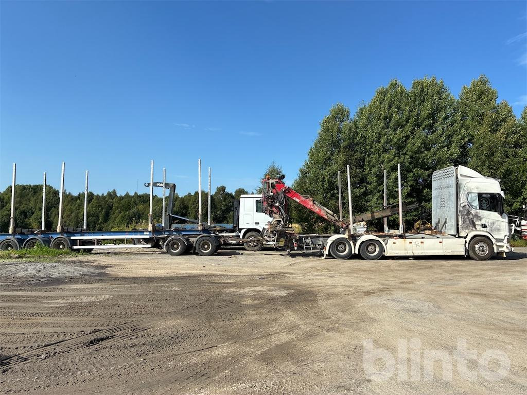 SCANIA R650B6X4NB - 목재 트럭, 크레인 트럭 : 사진 4 SCANIA R650B6X4NB - 목재 트럭, 크레인 트럭 : 사진 4