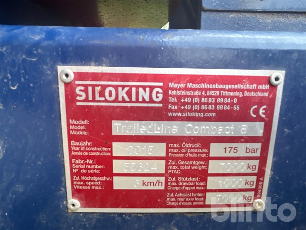 SILOKING TrailedLine Compact 8 (2015) - 목초 믹서 : 사진 5 SILOKING TrailedLine Compact 8 (2015) - 목초 믹서 : 사진 5