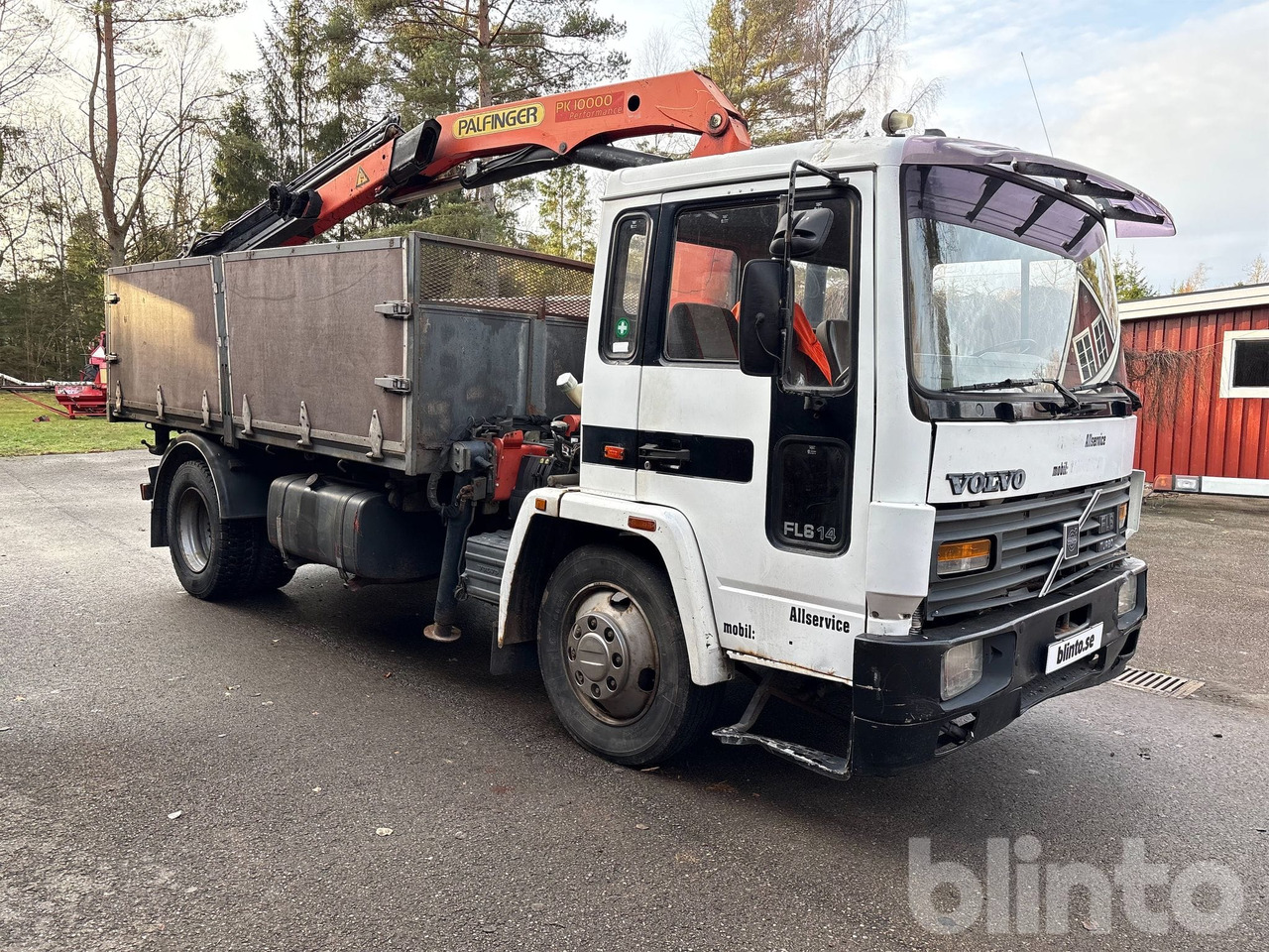 VOLVO FL614 4X2 - 덤프트럭, 크레인 트럭 : 사진 3 VOLVO FL614 4X2 - 덤프트럭, 크레인 트럭 : 사진 3