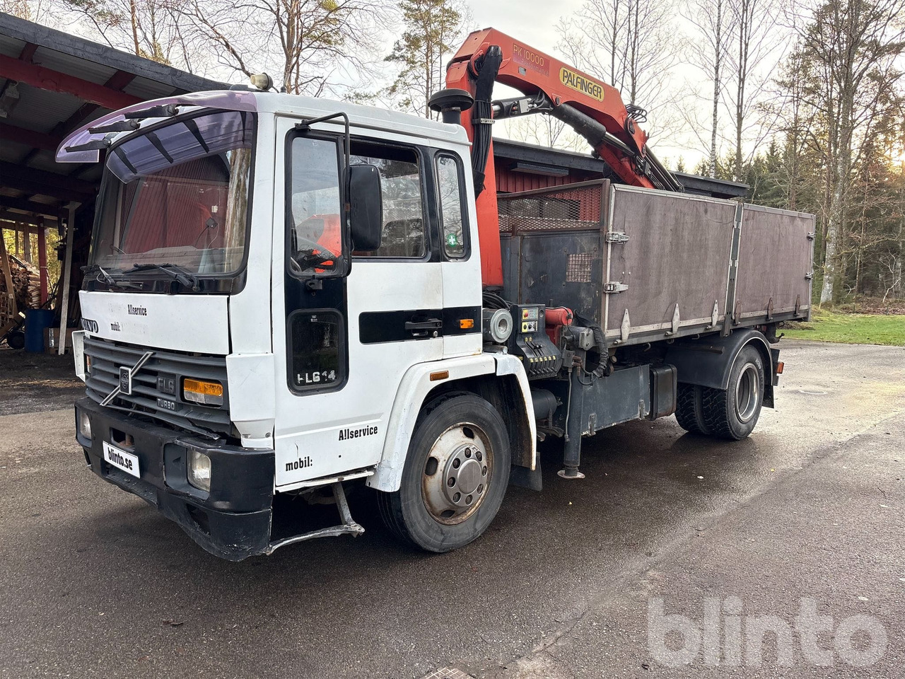 VOLVO FL614 4X2 - 덤프트럭, 크레인 트럭 : 사진 1 VOLVO FL614 4X2 - 덤프트럭, 크레인 트럭 : 사진 1