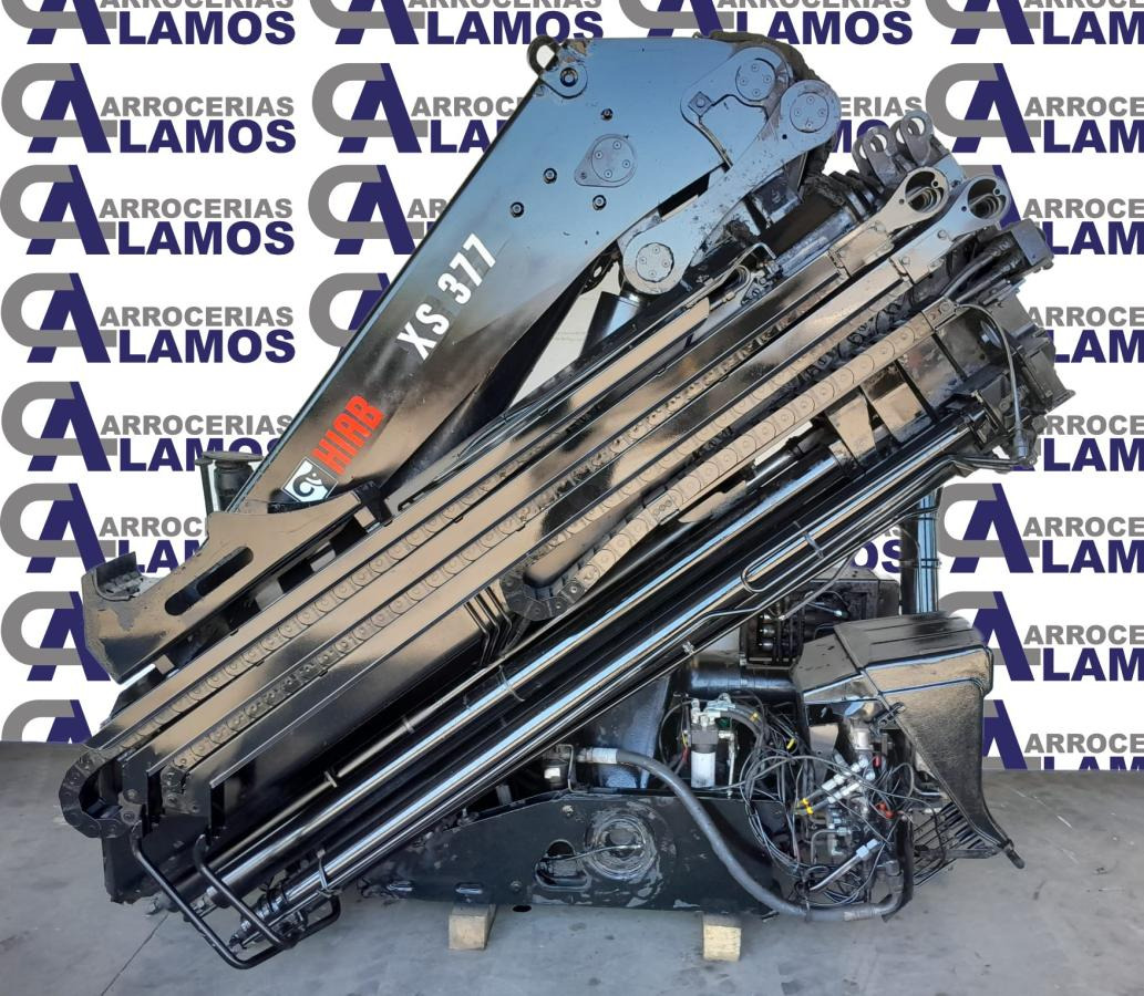 HIAB GRUA HIAB 377 E-5 HIPRO + JIB 100X-3 - 로더 크레인 : 사진 2 HIAB GRUA HIAB 377 E-5 HIPRO + JIB 100X-3 - 로더 크레인 : 사진 2