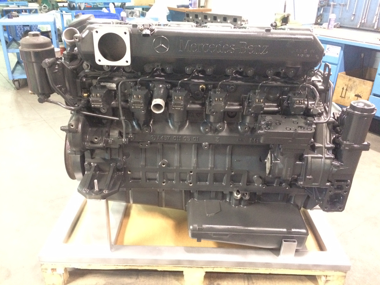 MOTORE MERCEDES OM457LA - VAR. 457.944 - EURO 3 - COMPLETO - 엔진 : 사진 4 MOTORE MERCEDES OM457LA - VAR. 457.944 - EURO 3 - COMPLETO - 엔진 : 사진 4