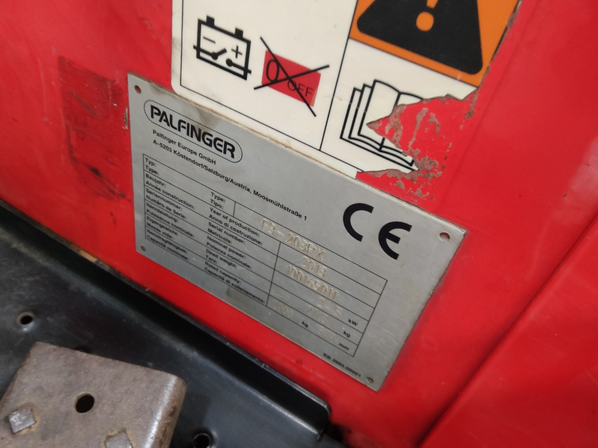 Palfinger F3-203PX - 디젤 지게차 : 사진 5 Palfinger F3-203PX - 디젤 지게차 : 사진 5