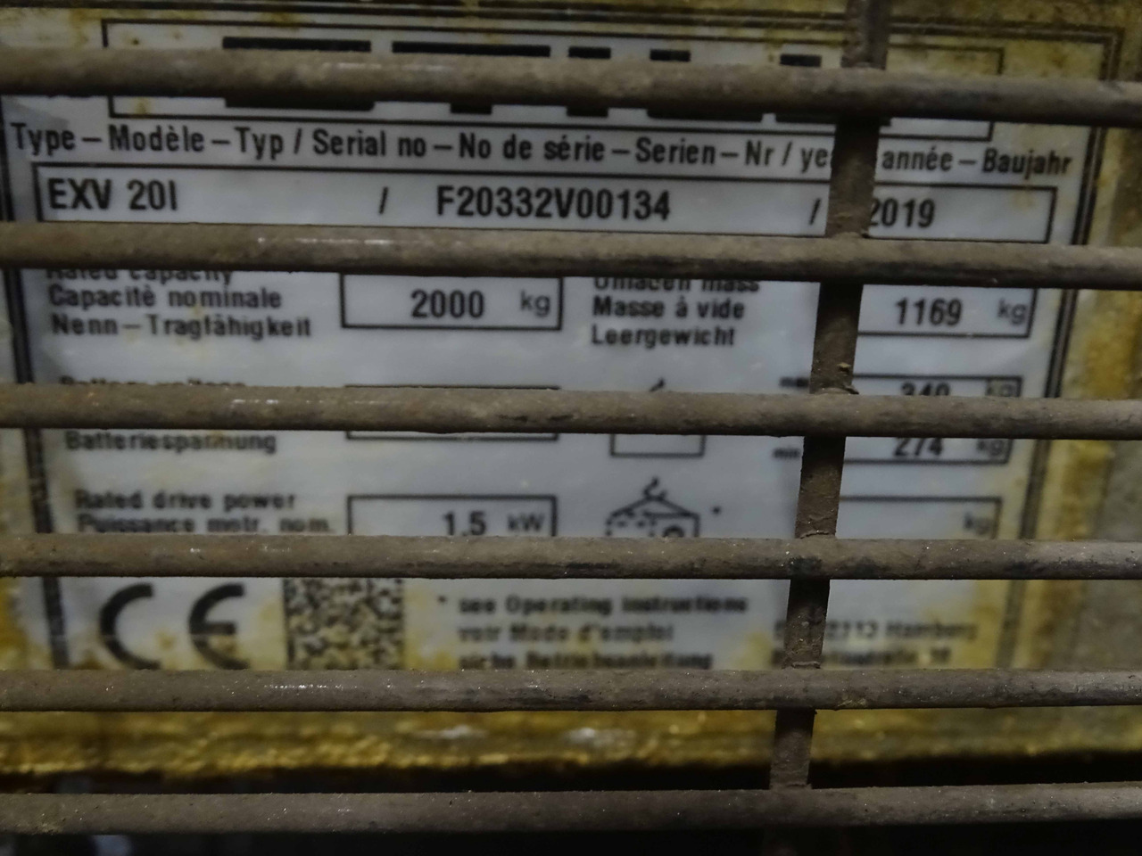 Still EXV20I - 스태커 : 사진 5 Still EXV20I - 스태커 : 사진 5