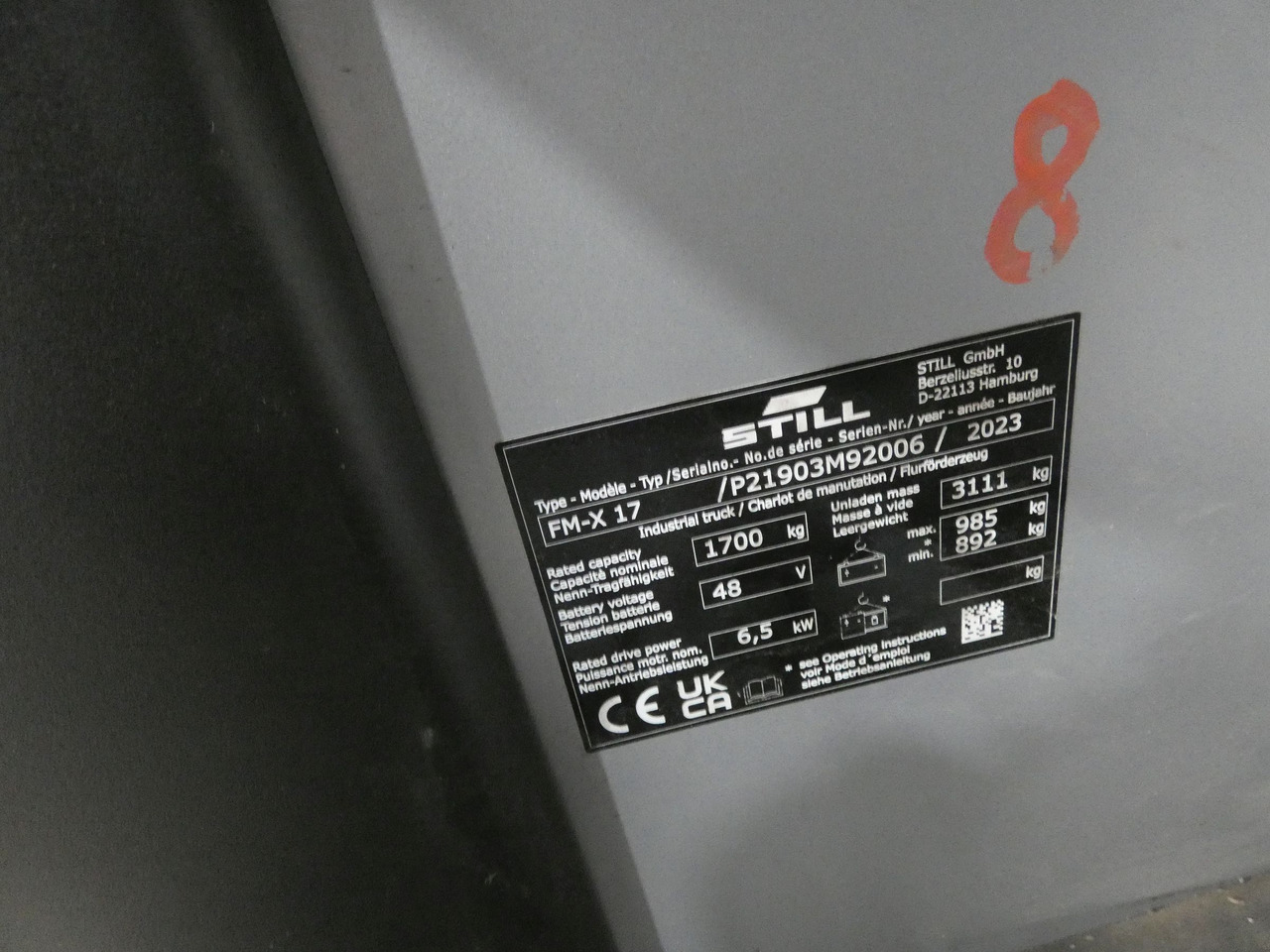 Still FM-X17 - 리치 트럭 : 사진 5 Still FM-X17 - 리치 트럭 : 사진 5