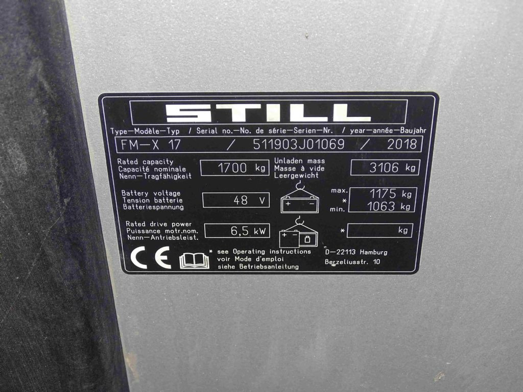 Still FM-X17 - 리치 트럭 : 사진 5 Still FM-X17 - 리치 트럭 : 사진 5