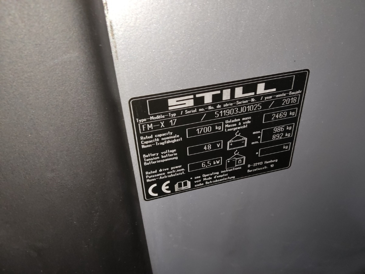 Still FM-X17 - 리치 트럭 : 사진 5 Still FM-X17 - 리치 트럭 : 사진 5