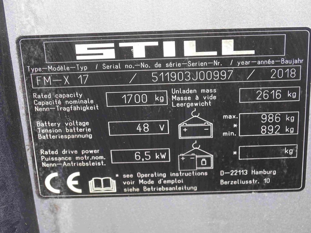 Still FM-X17 - 리치 트럭 : 사진 5 Still FM-X17 - 리치 트럭 : 사진 5