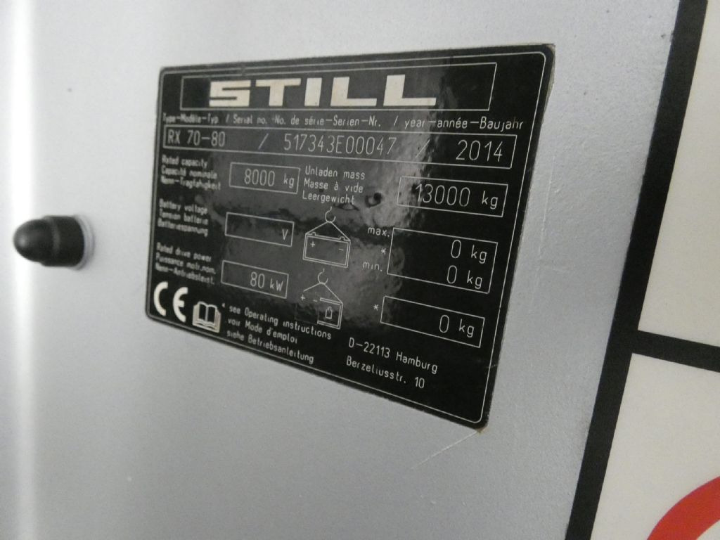Still RX70-80 - 디젤 지게차 : 사진 5 Still RX70-80 - 디젤 지게차 : 사진 5