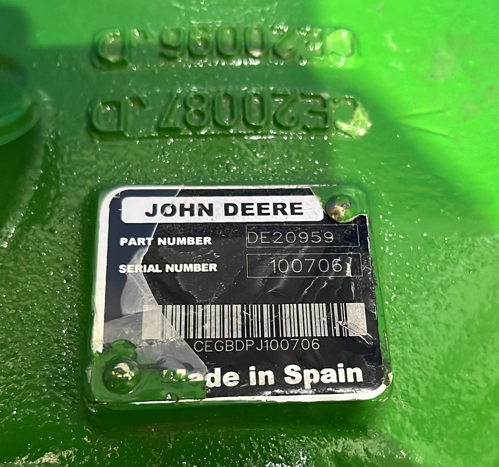 John Deere Gear case Differential DE20959 - 기어박스 및 부품 농업용 기계 용 : 사진 4 John Deere Gear case Differential DE20959 - 기어박스 및 부품 농업용 기계 용 : 사진 4
