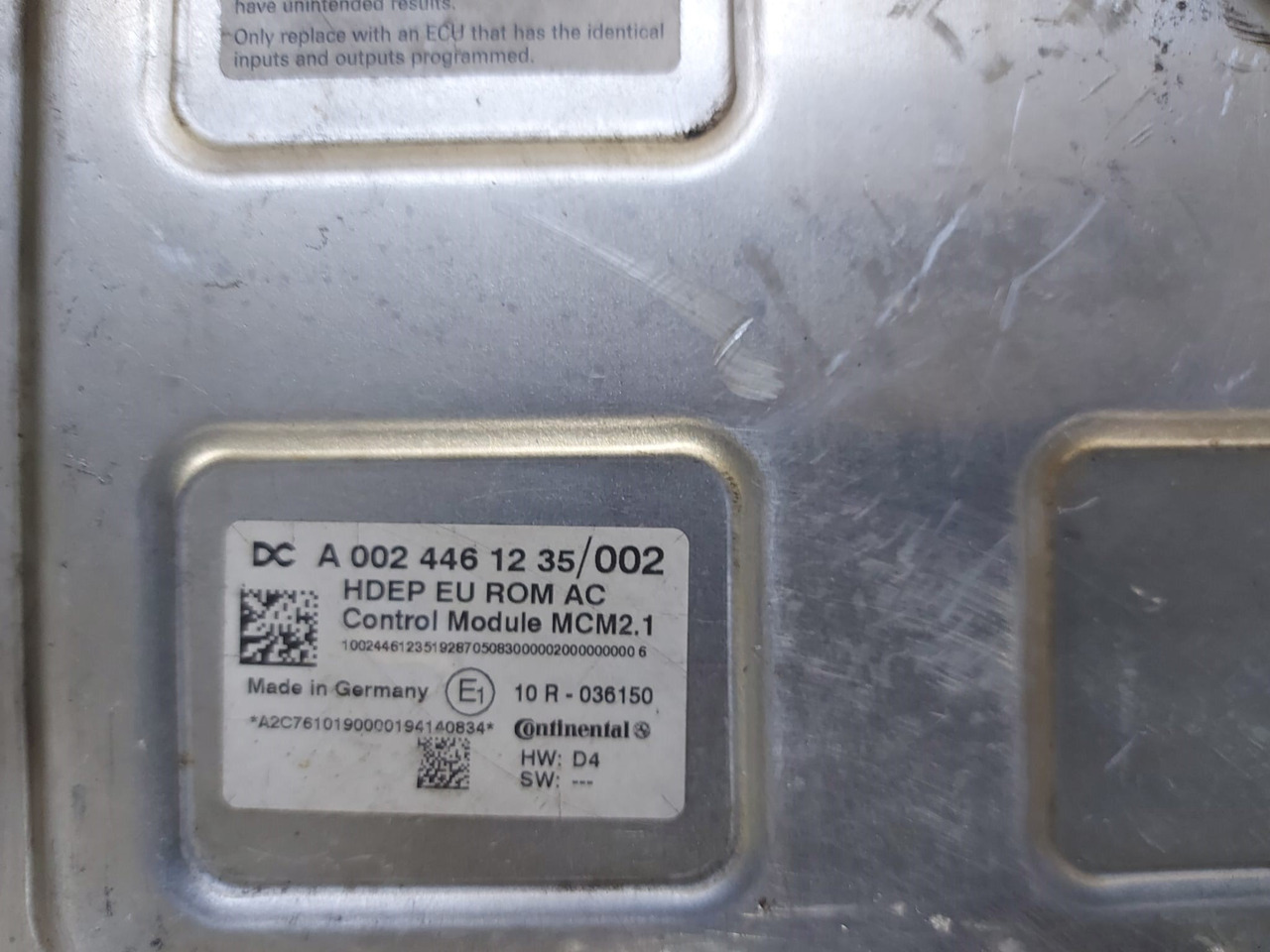 MCM2 MCM2.1 Mercedes Actros MP4 Atego Antos A0024461235 Reconditioned - ECU 트럭 용 : 사진 2 MCM2 MCM2.1 Mercedes Actros MP4 Atego Antos A0024461235 Reconditioned - ECU 트럭 용 : 사진 2