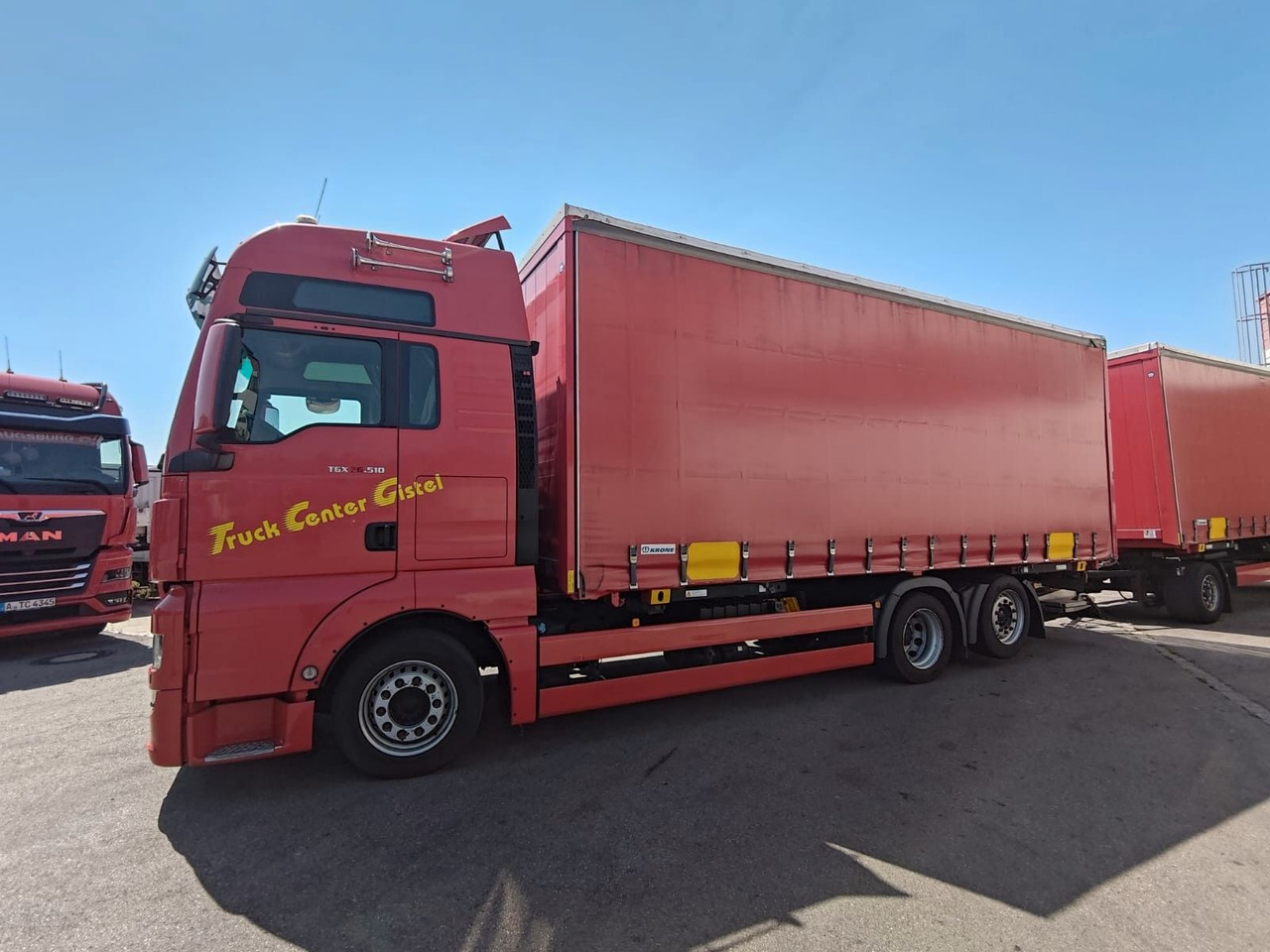 MAN TGX 26.510 6x2-4 LL*WB*Krone AZ18 + Krone WP7.3 - 컨테이너 운반 장치/ 스와프 보디 트럭 : 사진 2 MAN TGX 26.510 6x2-4 LL*WB*Krone AZ18 + Krone WP7.3 - 컨테이너 운반 장치/ 스와프 보디 트럭 : 사진 2
