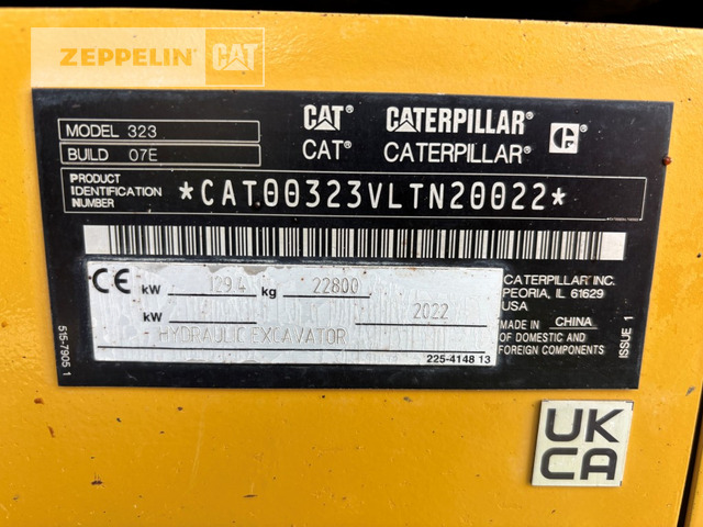 Cat 323-07D - 크롤러 굴삭기 : 사진 2 Cat 323-07D - 크롤러 굴삭기 : 사진 2