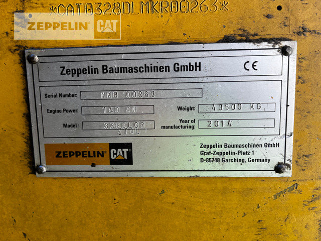 Cat 328DTUNNEL - 터널링 장비 : 사진 3 Cat 328DTUNNEL - 터널링 장비 : 사진 3