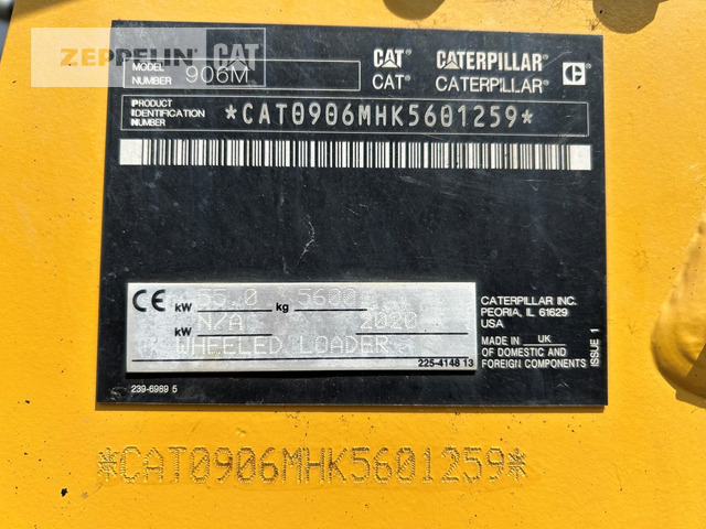 Cat 906M - 휠 로더 : 사진 5 Cat 906M - 휠 로더 : 사진 5