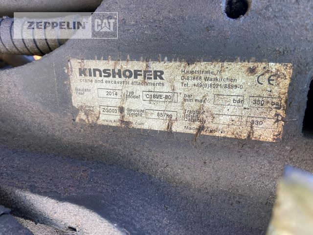 Kinshofer Greifer Kinsho 800mm - 클램쉘 버킷 건설기계 용 : 사진 4 Kinshofer Greifer Kinsho 800mm - 클램쉘 버킷 건설기계 용 : 사진 4
