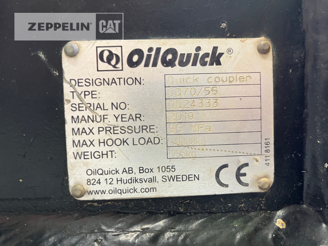Oilquick Deutschland GmbH OQ 70/55 ex 320GC - 퀵 커플러 건설기계 용 : 사진 5 Oilquick Deutschland GmbH OQ 70/55 ex 320GC - 퀵 커플러 건설기계 용 : 사진 5