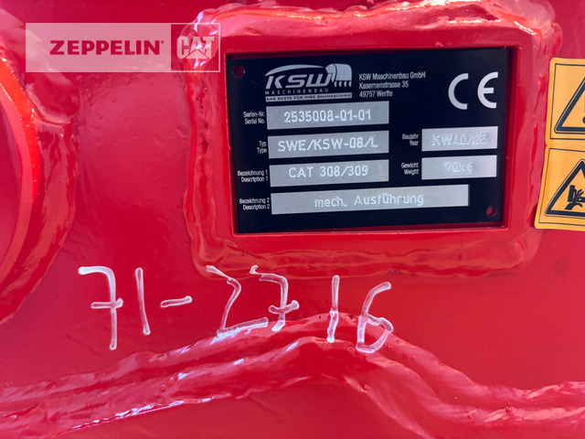 Sonstiges MS08, CAT 308-309-31 - 퀵 커플러 건설기계 용 : 사진 3 Sonstiges MS08, CAT 308-309-31 - 퀵 커플러 건설기계 용 : 사진 3