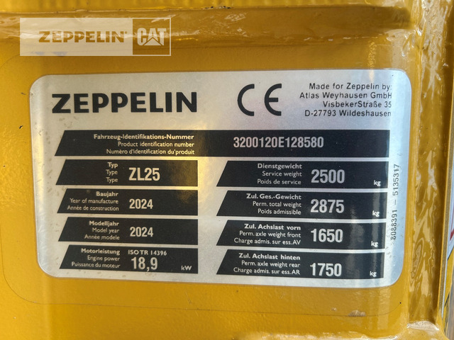 Zeppelin ZL25 - 휠 로더 : 사진 5 Zeppelin ZL25 - 휠 로더 : 사진 5