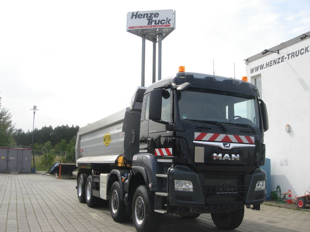 덤프 MAN TG-S 35.460 8x6 4 Achs Muldenkipper Meiller 18m³ : 사진 8