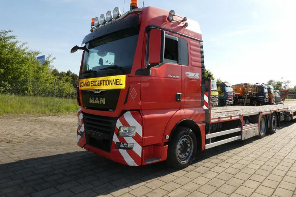 MAN TG-X 24.500 6x2-4 LL-U Pritsche Maschinentranspo - 자동 운반 장치 트럭 : 사진 3 MAN TG-X 24.500 6x2-4 LL-U Pritsche Maschinentranspo - 자동 운반 장치 트럭 : 사진 3