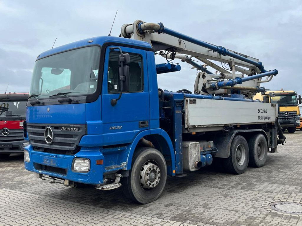 MERCEDES-BENZ Actros 2632 6x4 Betonpumpe Schwing 24m - 콘크리트 펌프 트럭 : 사진 1 MERCEDES-BENZ Actros 2632 6x4 Betonpumpe Schwing 24m - 콘크리트 펌프 트럭 : 사진 1