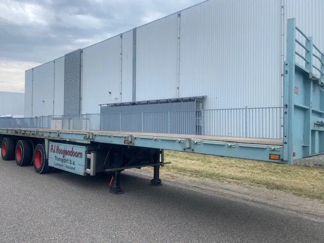 Floor open oplegger 3 asser uitschuifbaar, 2 x stuur, 1 x liftas - 드롭사이드/ 플랫베드 세미 트레일러 : 사진 2 Floor open oplegger 3 asser uitschuifbaar, 2 x stuur, 1 x liftas - 드롭사이드/ 플랫베드 세미 트레일러 : 사진 2